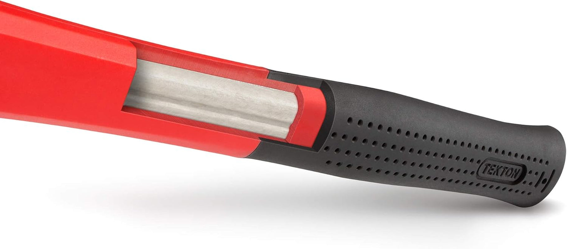 TEKTON 16 Oz. Fiberglass Handle Rubber Mallet | 30603 , Black