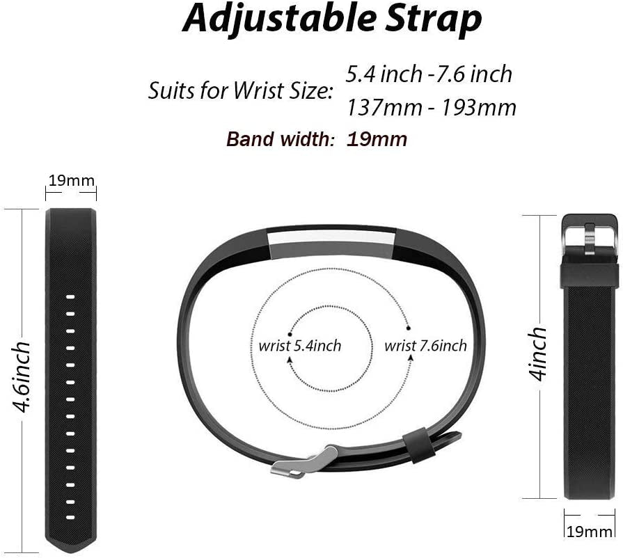 ZURURU Veryfitpro Id115Plus HR Replacement Bands for Veryfit Pro Id115Plus HR Fitness Tracker Smart Watch