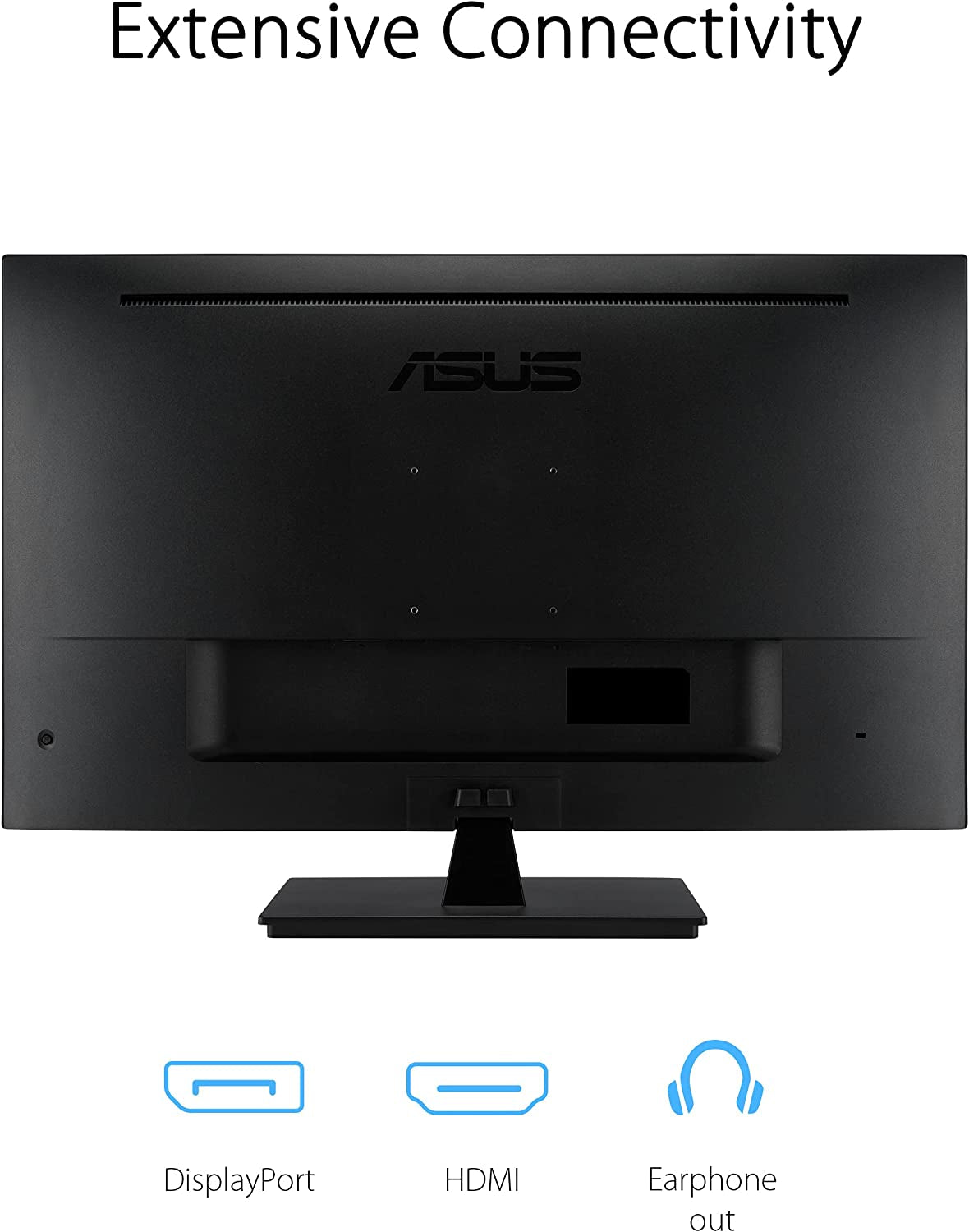 ASUS 31.5” 2K Monitor (VP32AQ) - WQHD (2560 X 1440), IPS, 100% Srgb, HDR10, 75Hz, Speakers, Adaptive-Sync/Freesync, Low Blue Light, Eye Care, VESA Mountable, Frameless, Displayport, HDMI, Tilt,Black