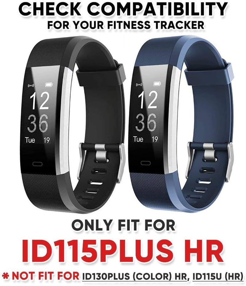 ZURURU Veryfitpro Id115Plus HR Replacement Bands for Veryfit Pro Id115Plus HR Fitness Tracker Smart Watch