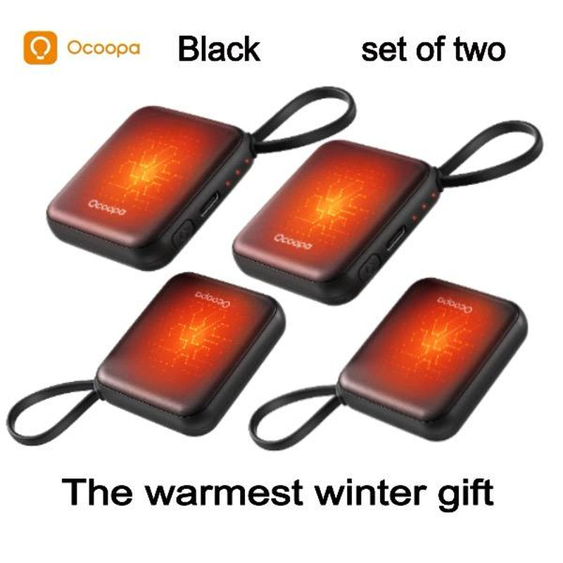 Ocoopa UT5 Nano Hand Warmers Rechargeable 2 Pack, AI Temperature Control Pocket Size Hand Warmer, Heater Portable Hand Warmer Great Gift for Christmas Outdoors, Hunting, Golf, Camping