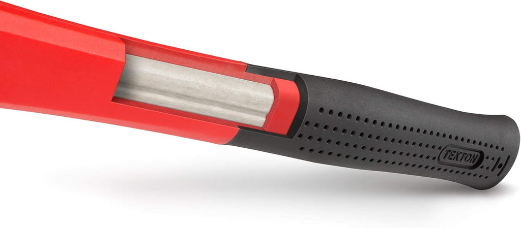 TEKTON 16 Oz. Fiberglass Handle Rubber Mallet | 30603 , Black