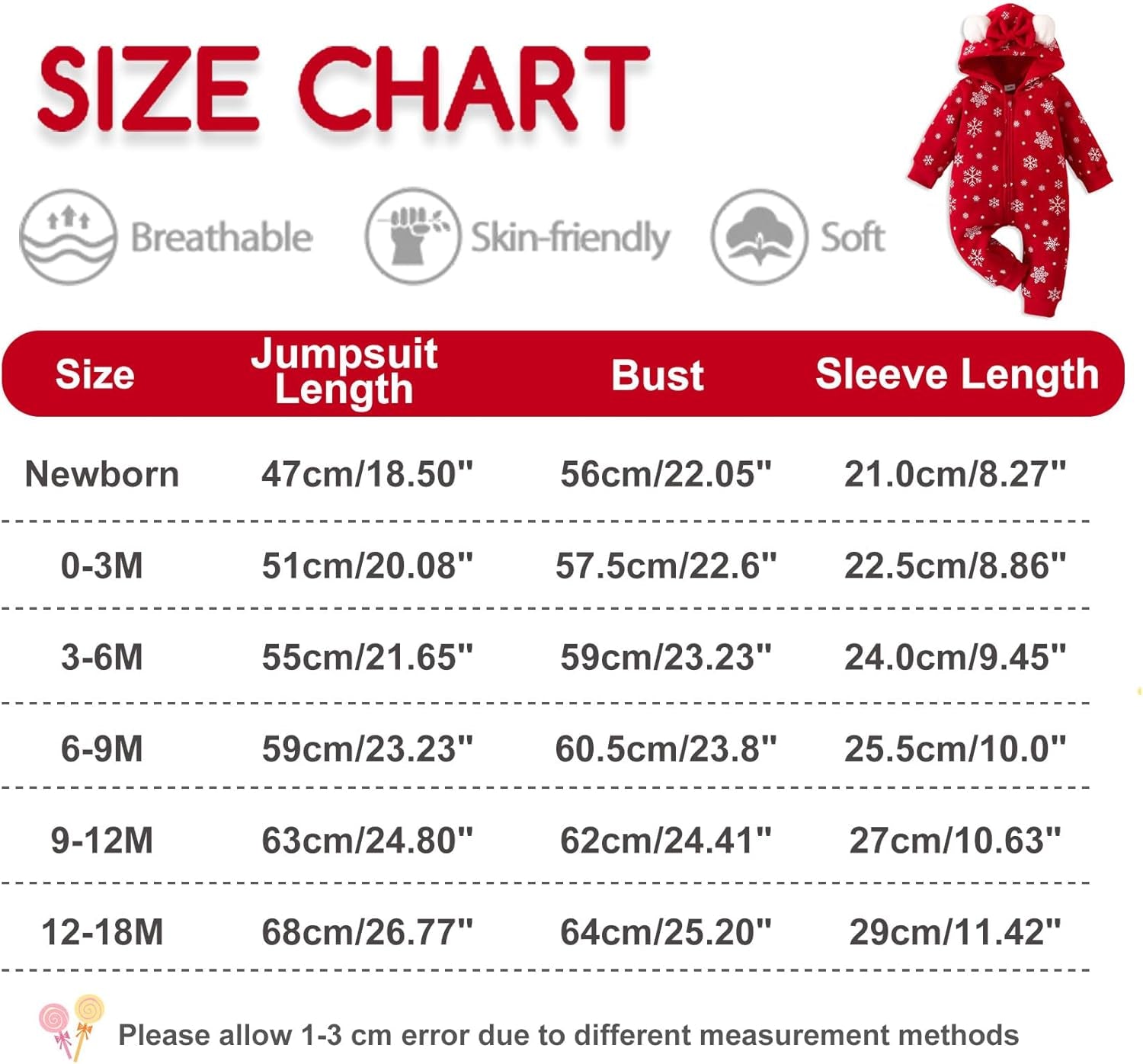 AMAWMW Newborn Baby Girl Winter Outfit Hooded Jumpsuit Infant One Piece Romper Baby Warm Snowsuit Clothes Gifts Set
